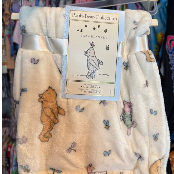 Disney Other - Pooh-Bear-Collection Super Soft Baby Blanket NWT